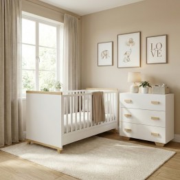 Asterias bebe Βρεφικό κρεβατάκι Δανάη 82x147x100cm